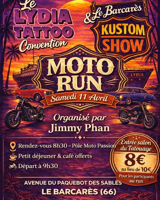 Moto Run organisé par Jimmy Phan